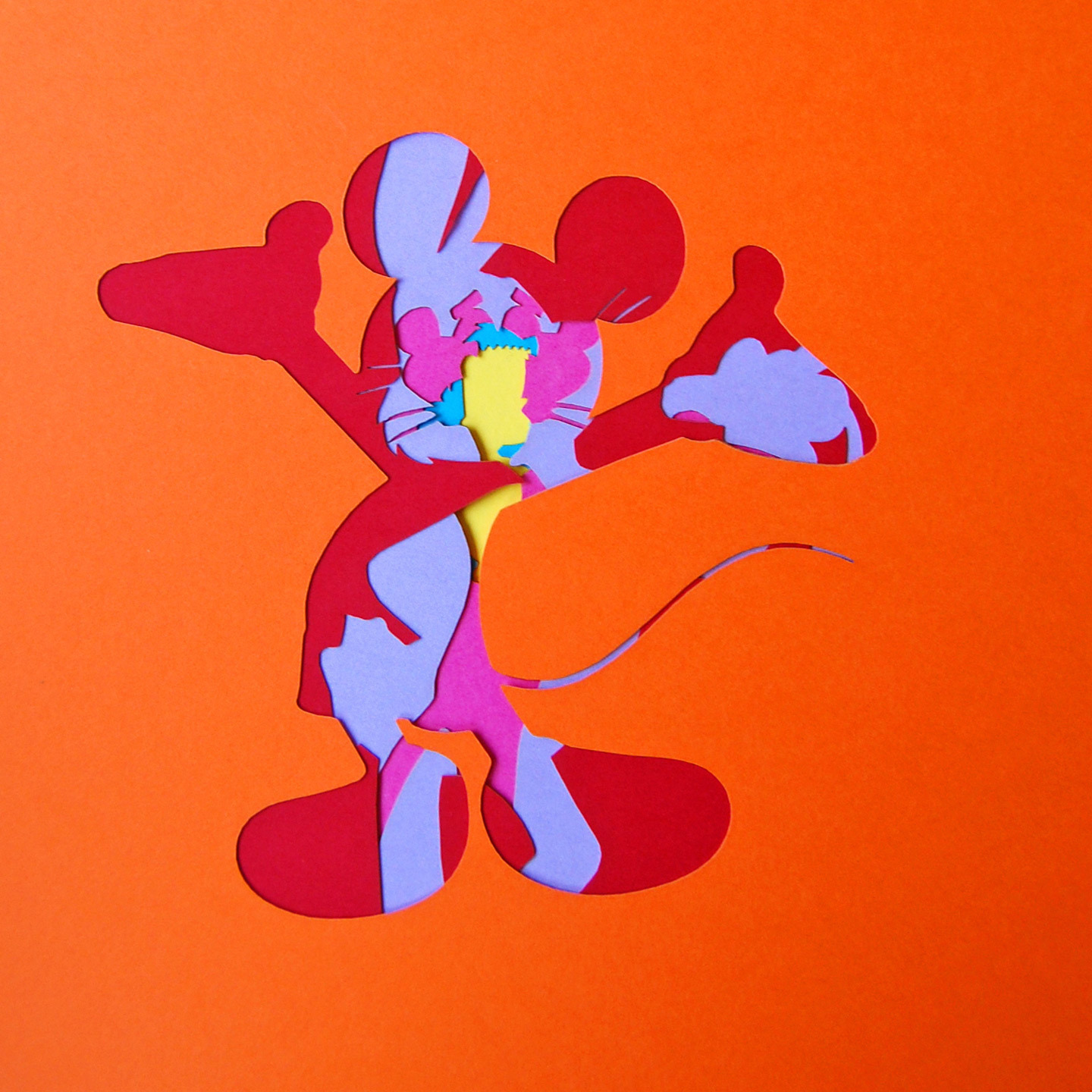 Toons cutouts - Yoni Alter. Original graphic art